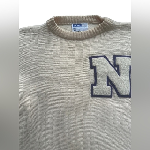 Vintage Dehen 100% Wool Varsity Sweater – Size M - Picture 3 of 10